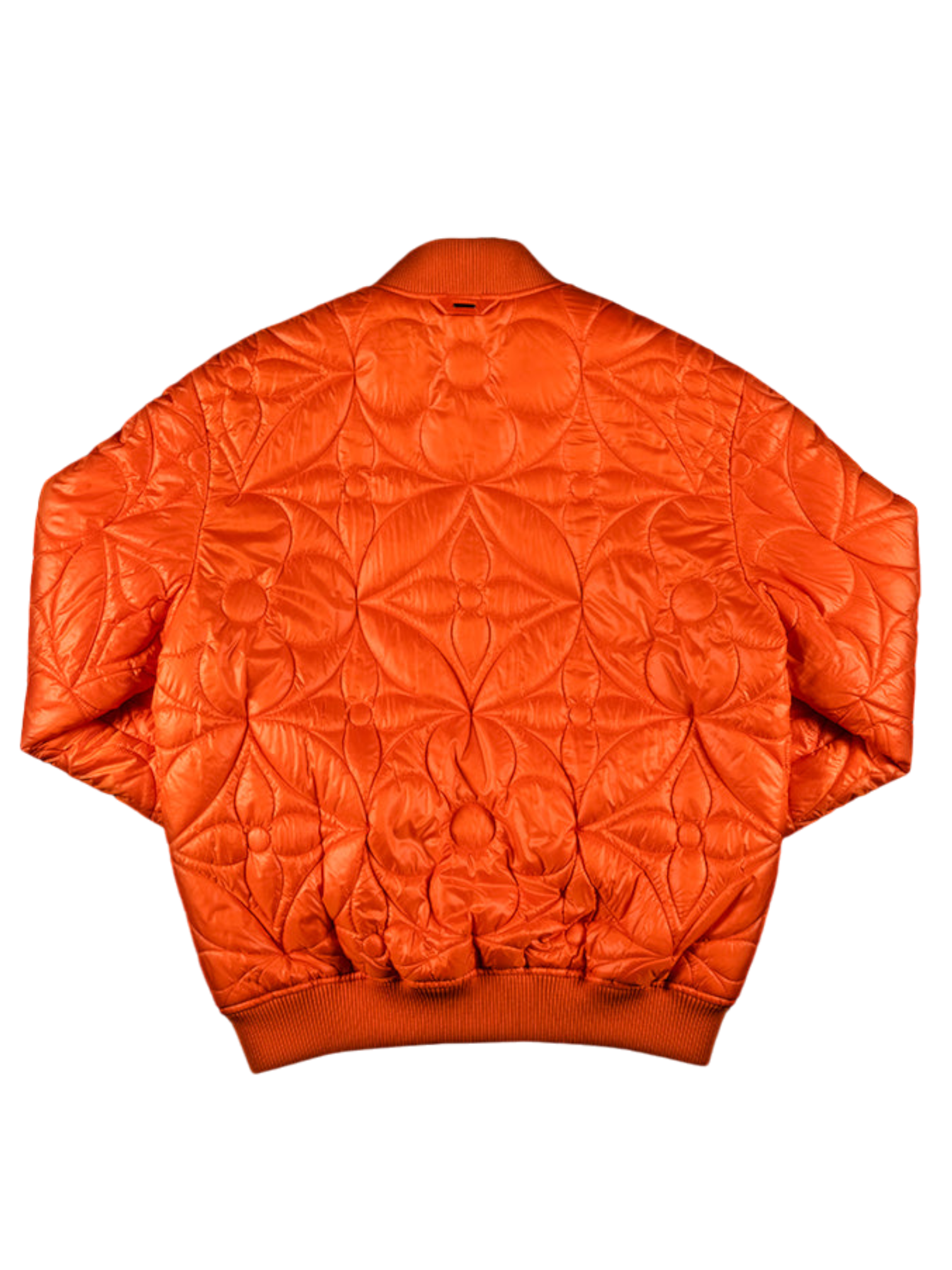 Louis Vuitton x Virgil Abloh LVSE Orange Flower Quilted Blouson Jacket