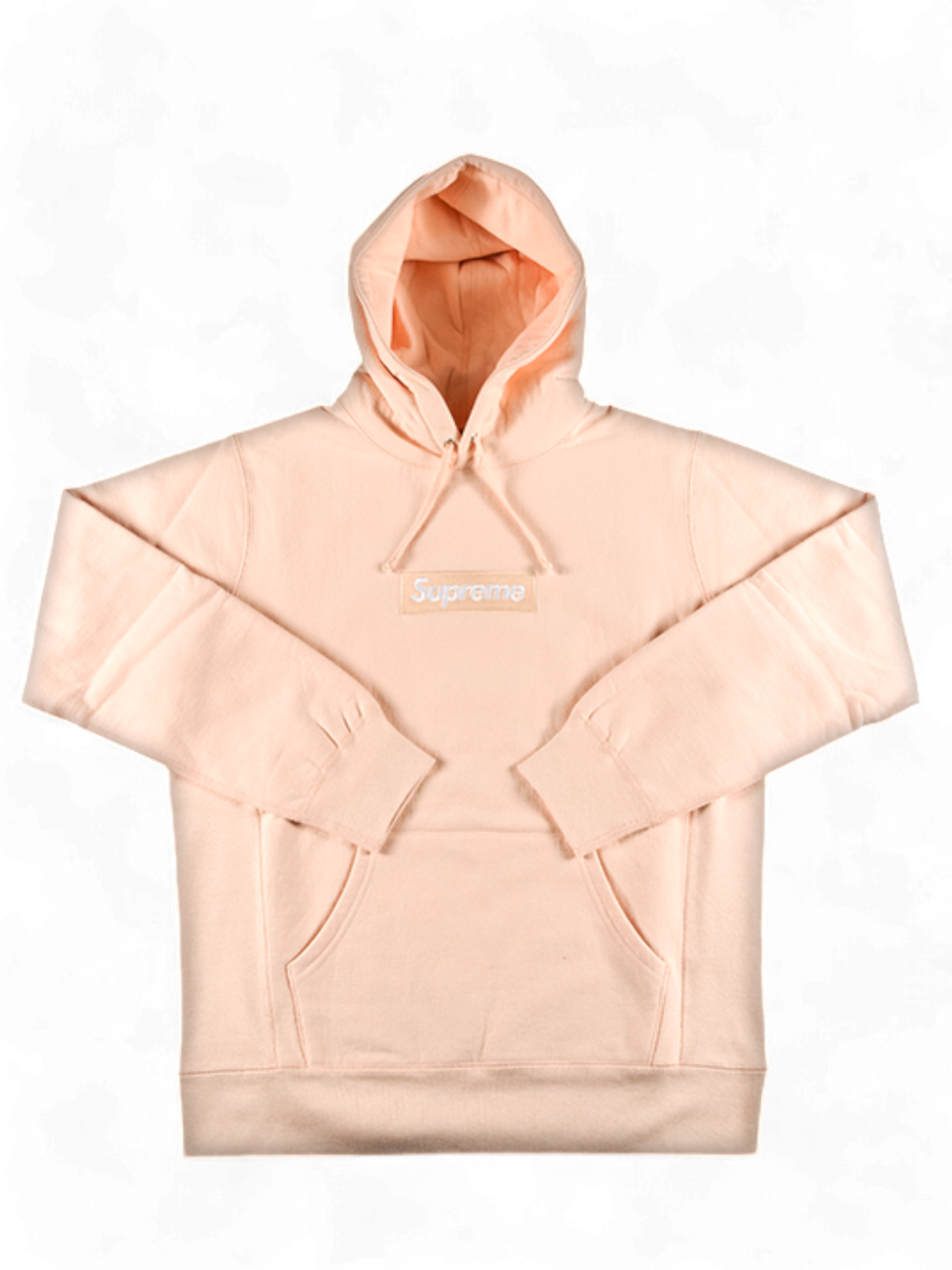 2016 Supreme Unreleased Peach Sample Box Logo Hoodie