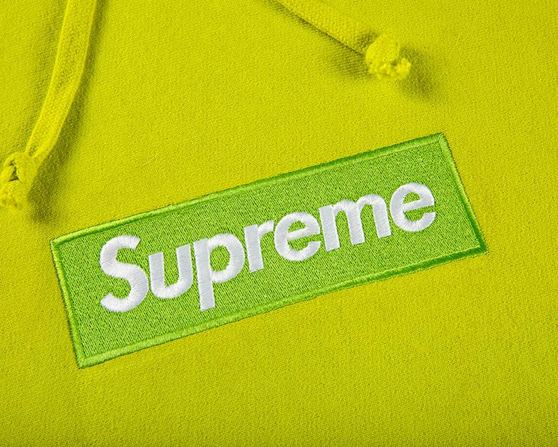 2012 Supreme Unreleased Acid Sample Box Logo Hoodie