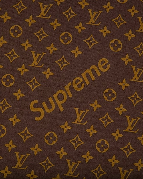 2017 Supreme x Louis Vuitton Monogram Bandana