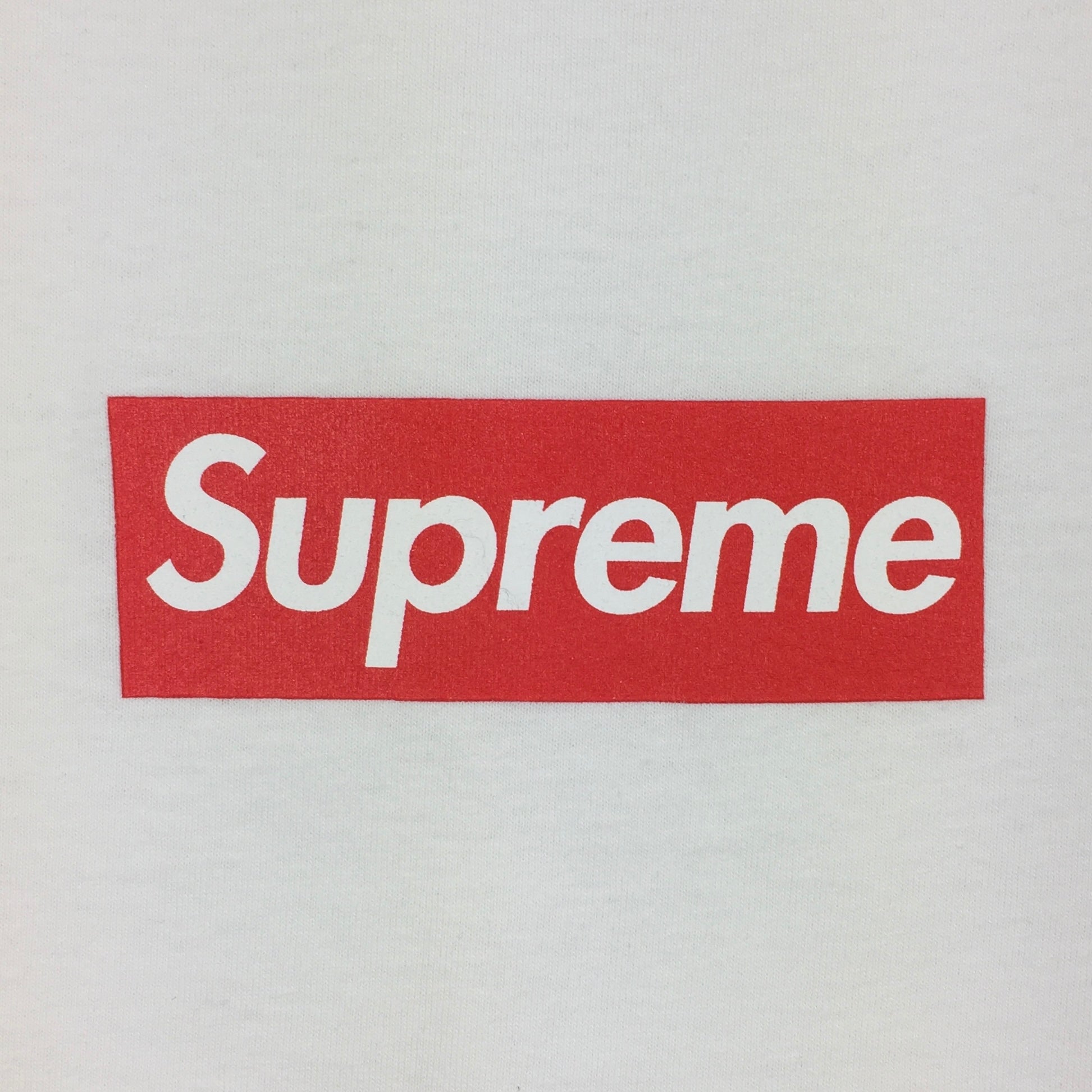 2010 Supreme Unreleased F&F Red White Box Logo Tee