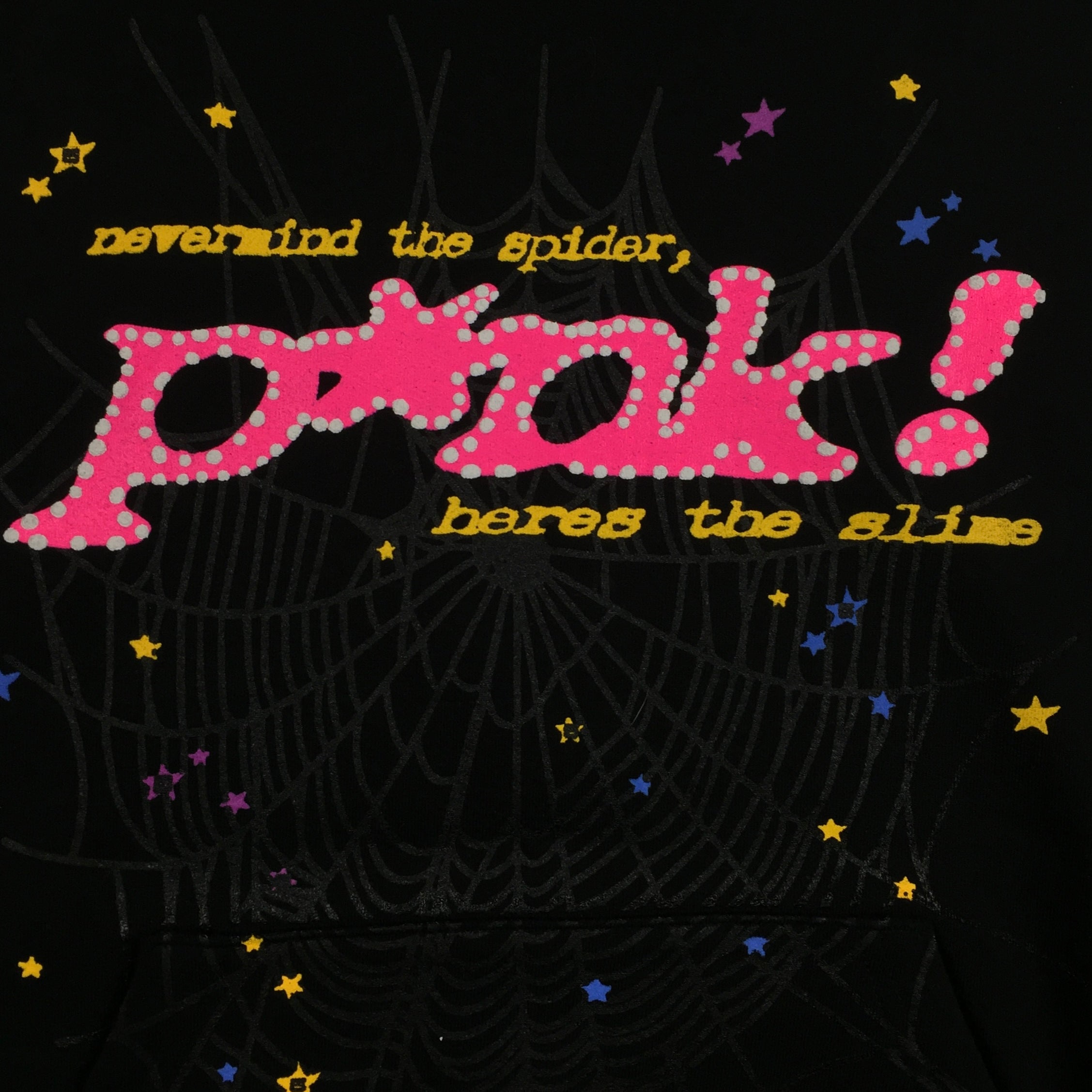 Spider Worldwide Punk Black Pink Hoodie