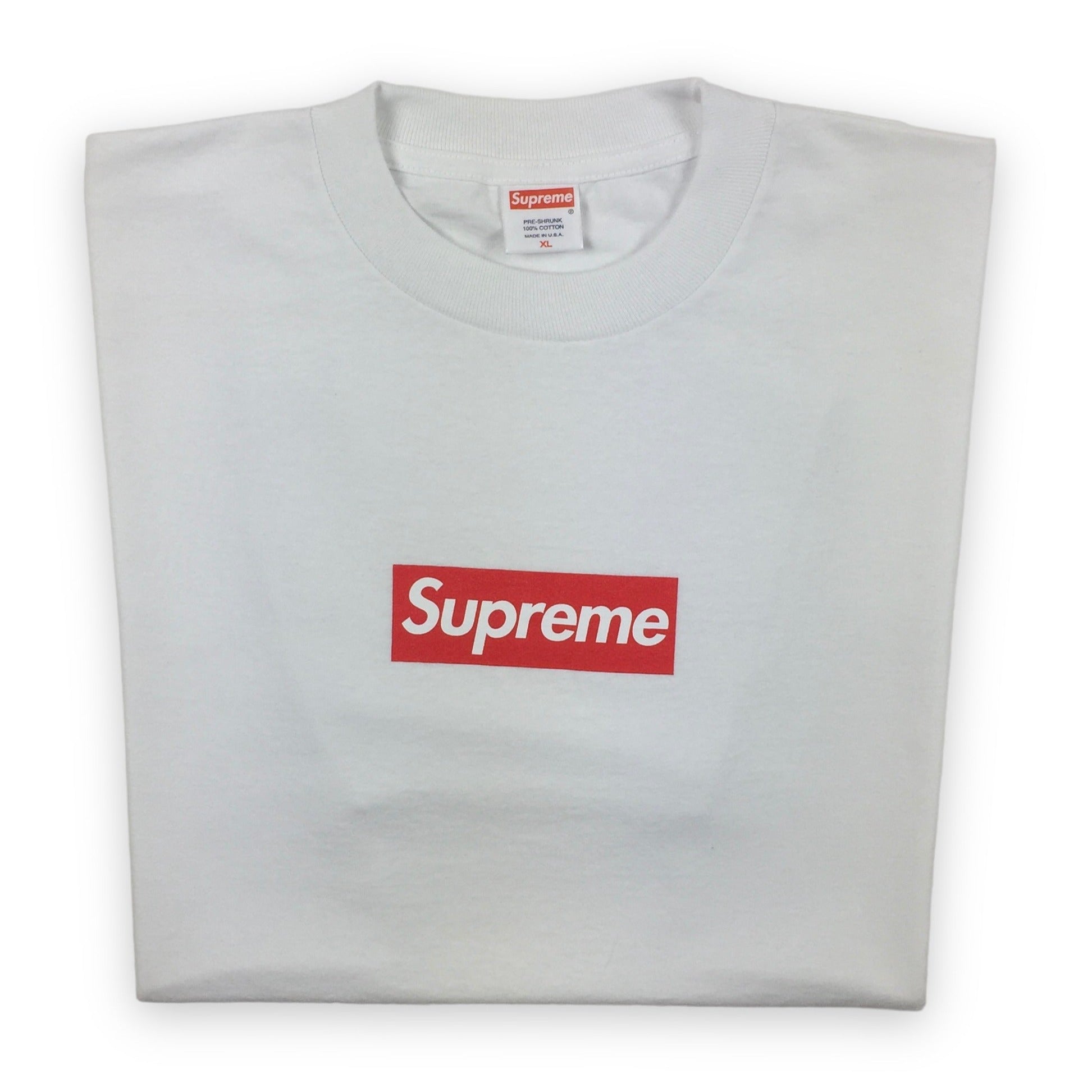 2010 Supreme Unreleased F&F Red White Box Logo Tee