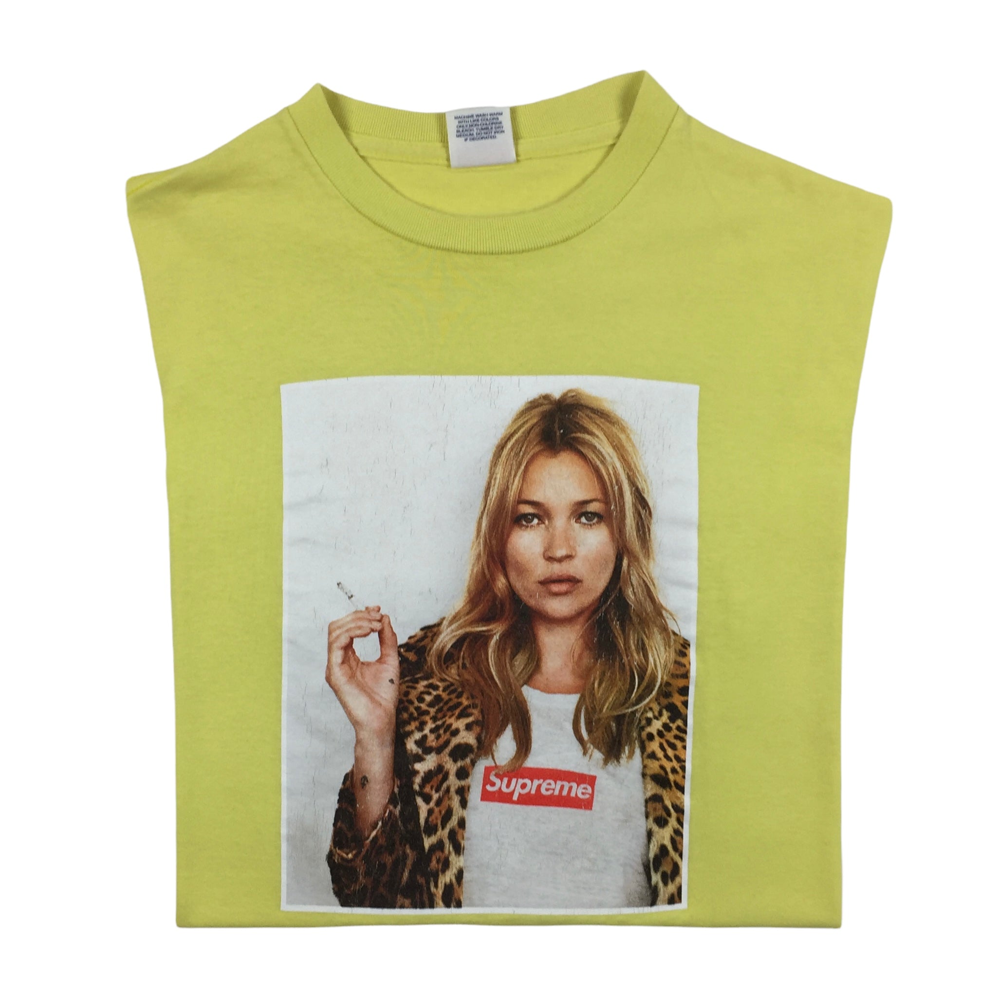 2012 Supreme Kate Moss Yellow Photo Tee