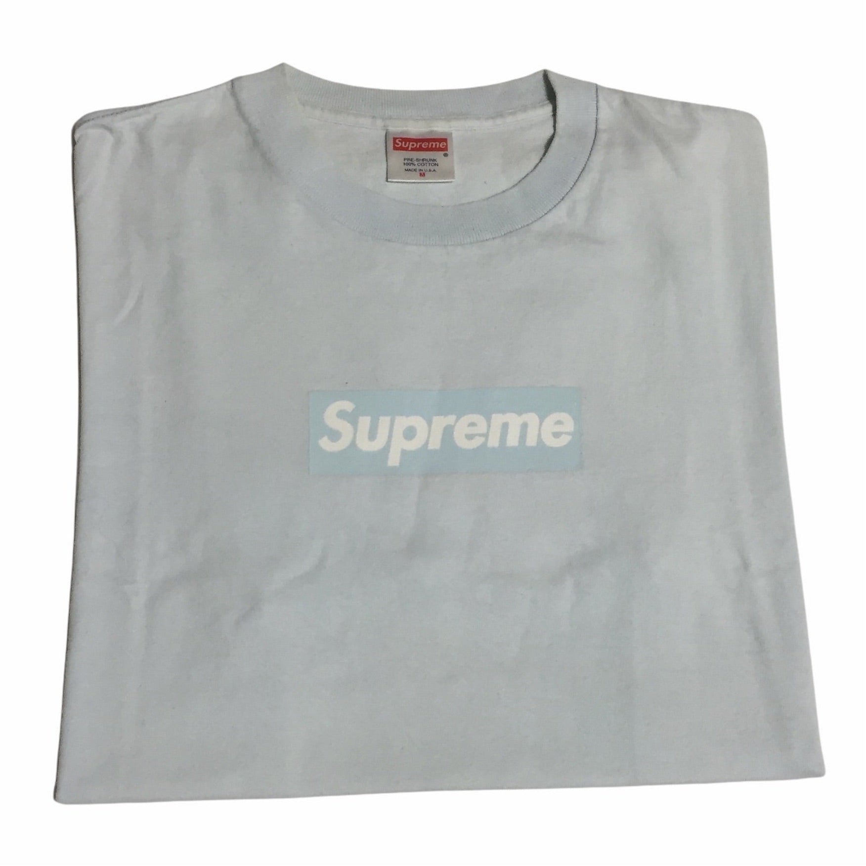 1999 Supreme Baby Blue Box Logo Tee