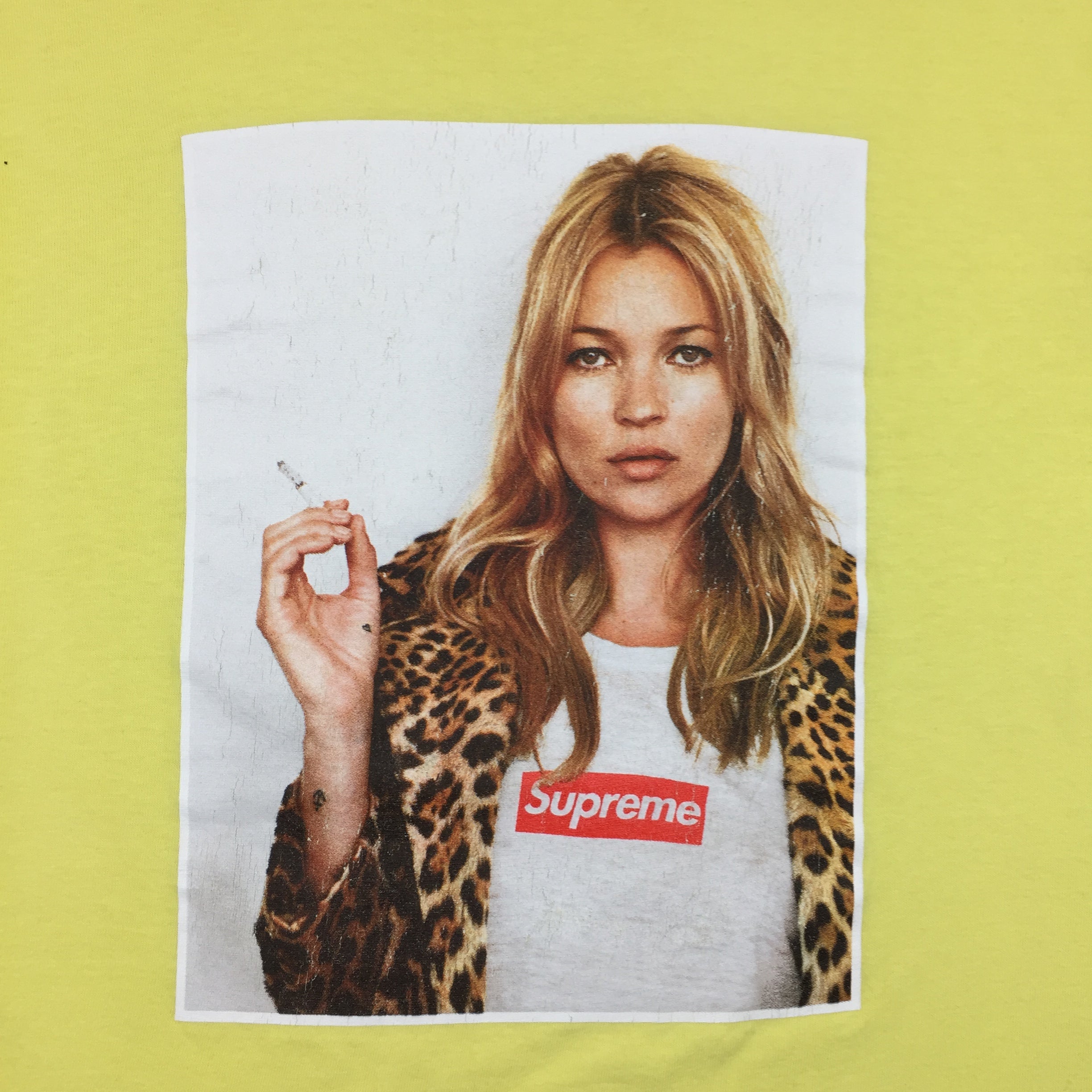 2012 Supreme Kate Moss Yellow Photo Tee