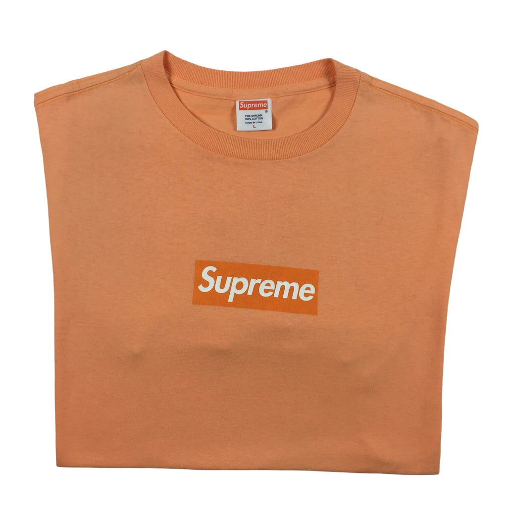 supreme orange tee