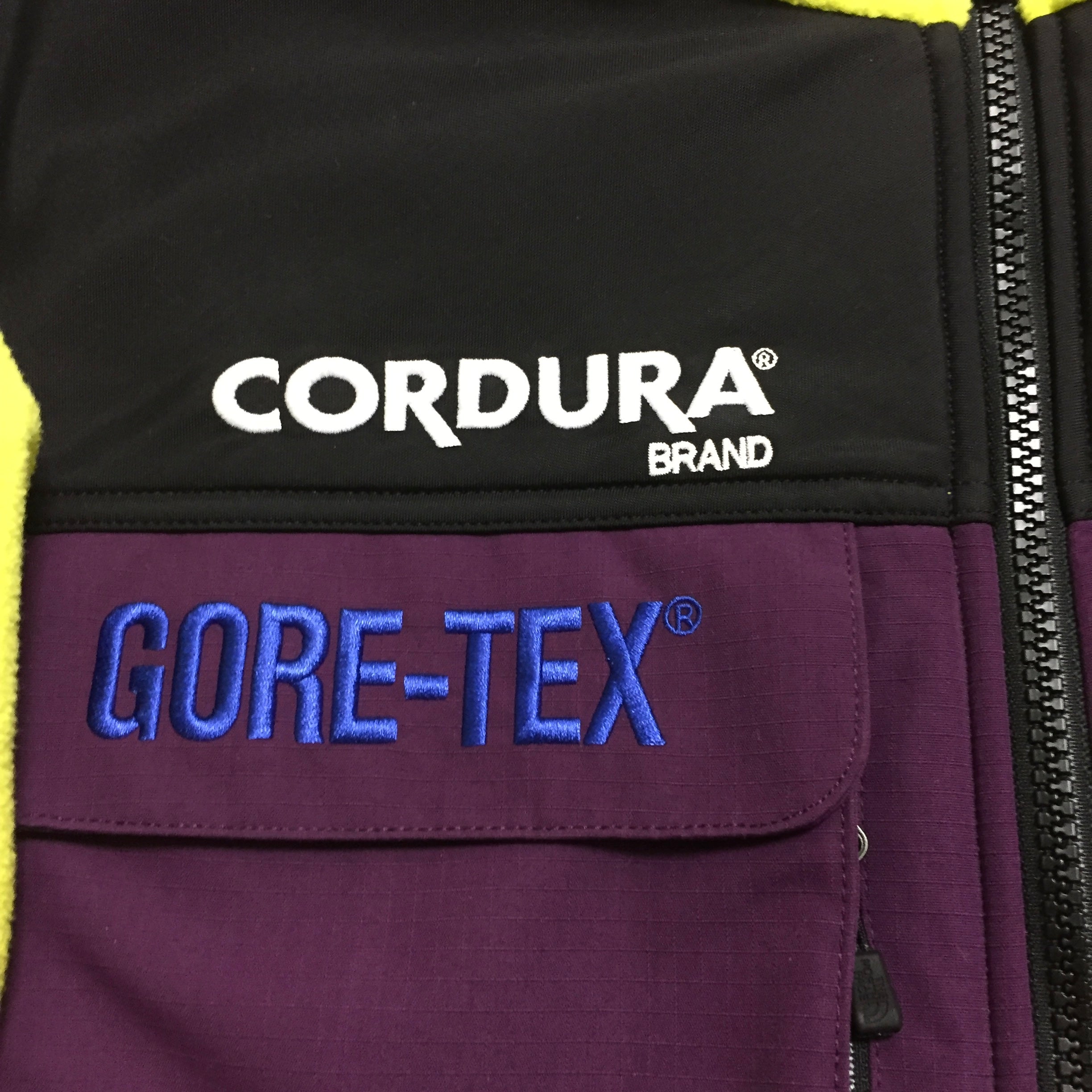 2018 Supreme x The North Face Cordura GORE-TEX Neon Purple Fleece
