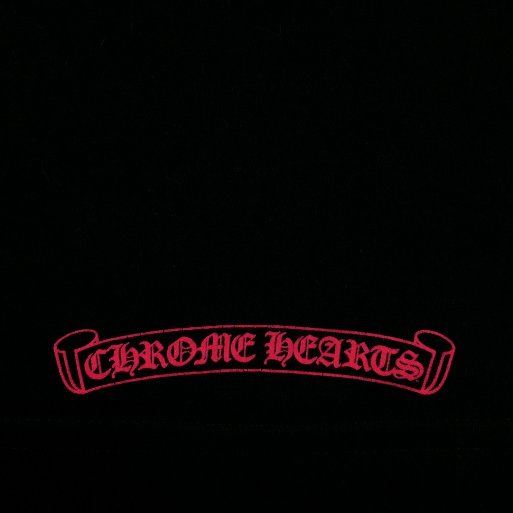 Chrome Hearts Pink Black Vertical Logo Tee