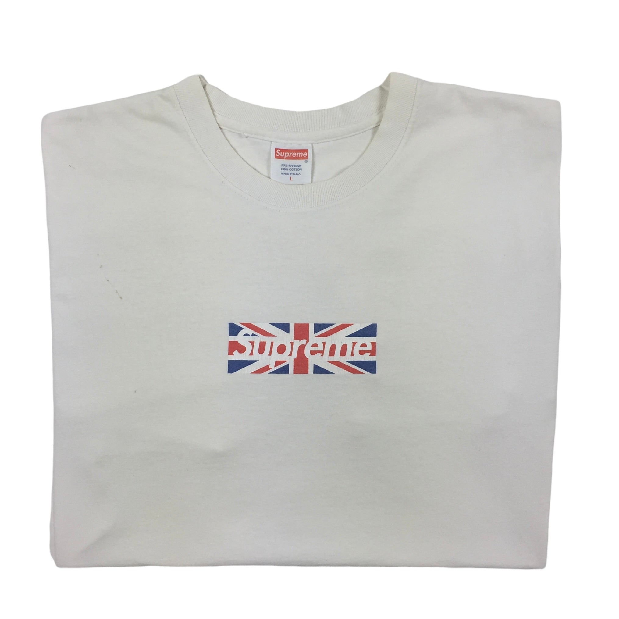 2011 Supreme London Union Jack Box Logo Longsleeve