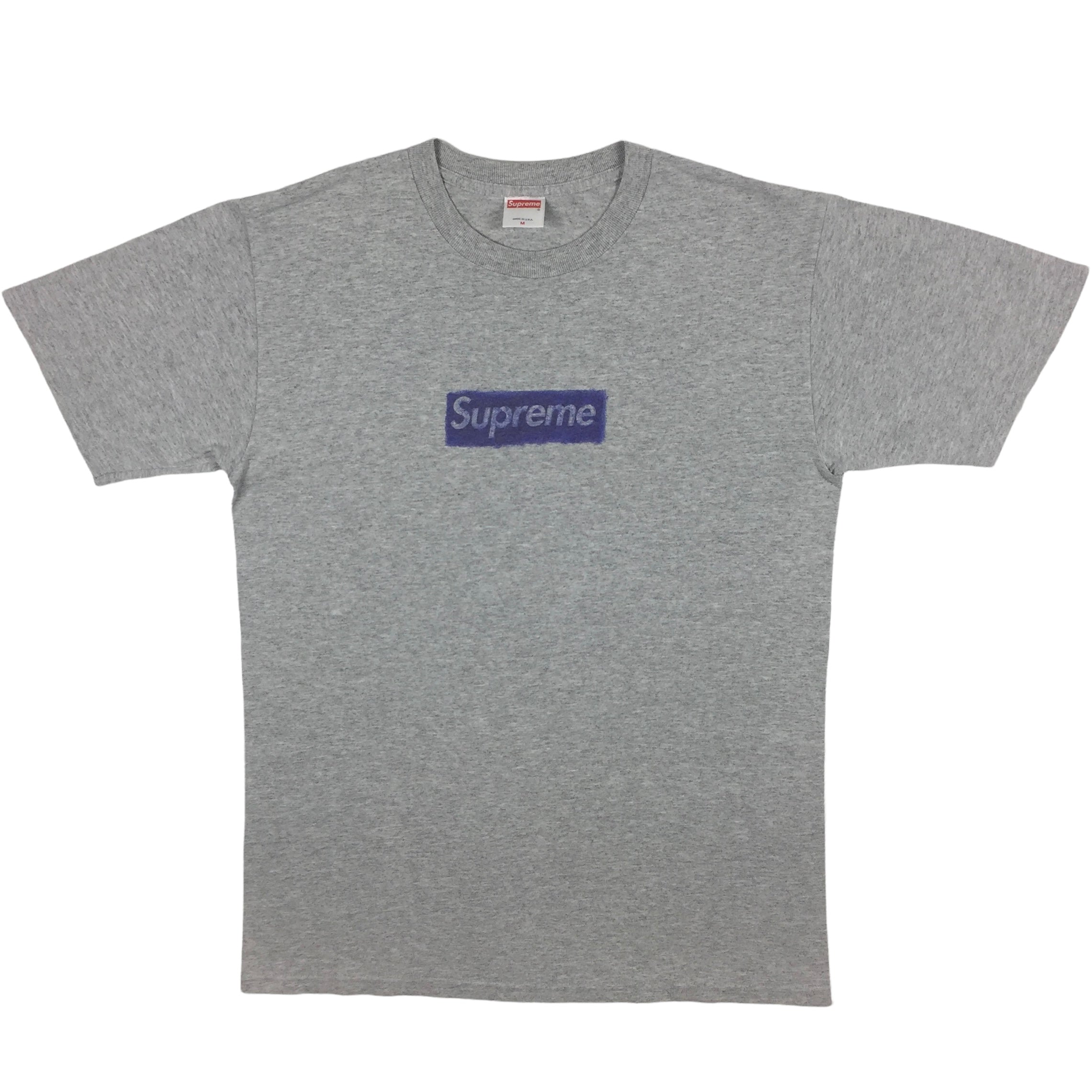 2004 Supreme Molodkin Grey Box Logo Tee