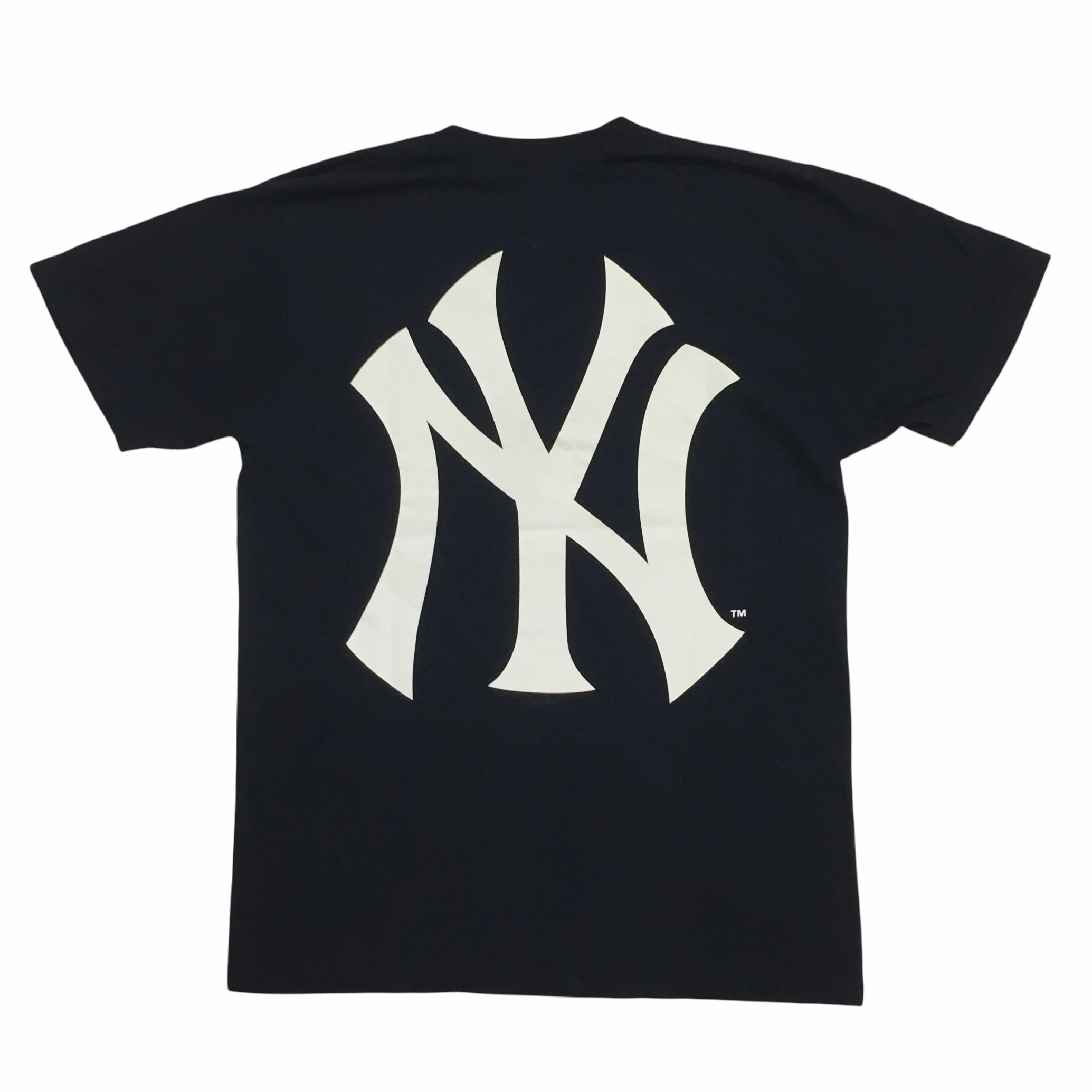 2015 Supreme Yankees Navy Box Logo Tee