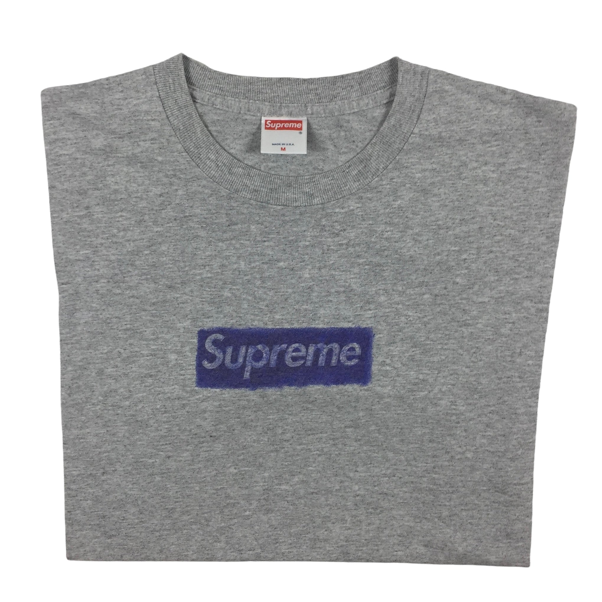 2004 Supreme Molodkin Grey Box Logo Tee