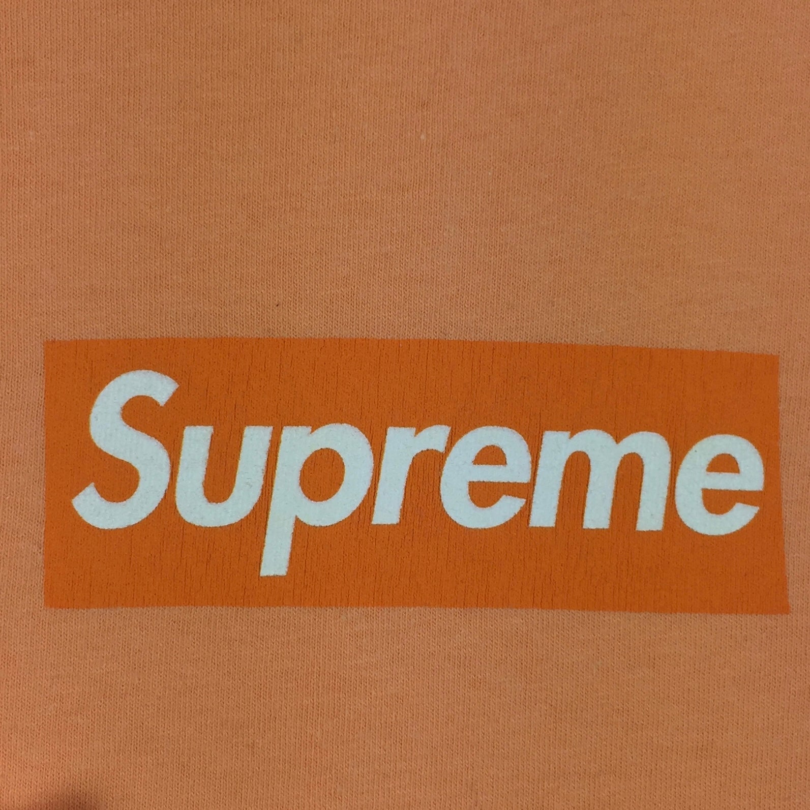 2004 Supreme Pale Orange Box Logo Tee