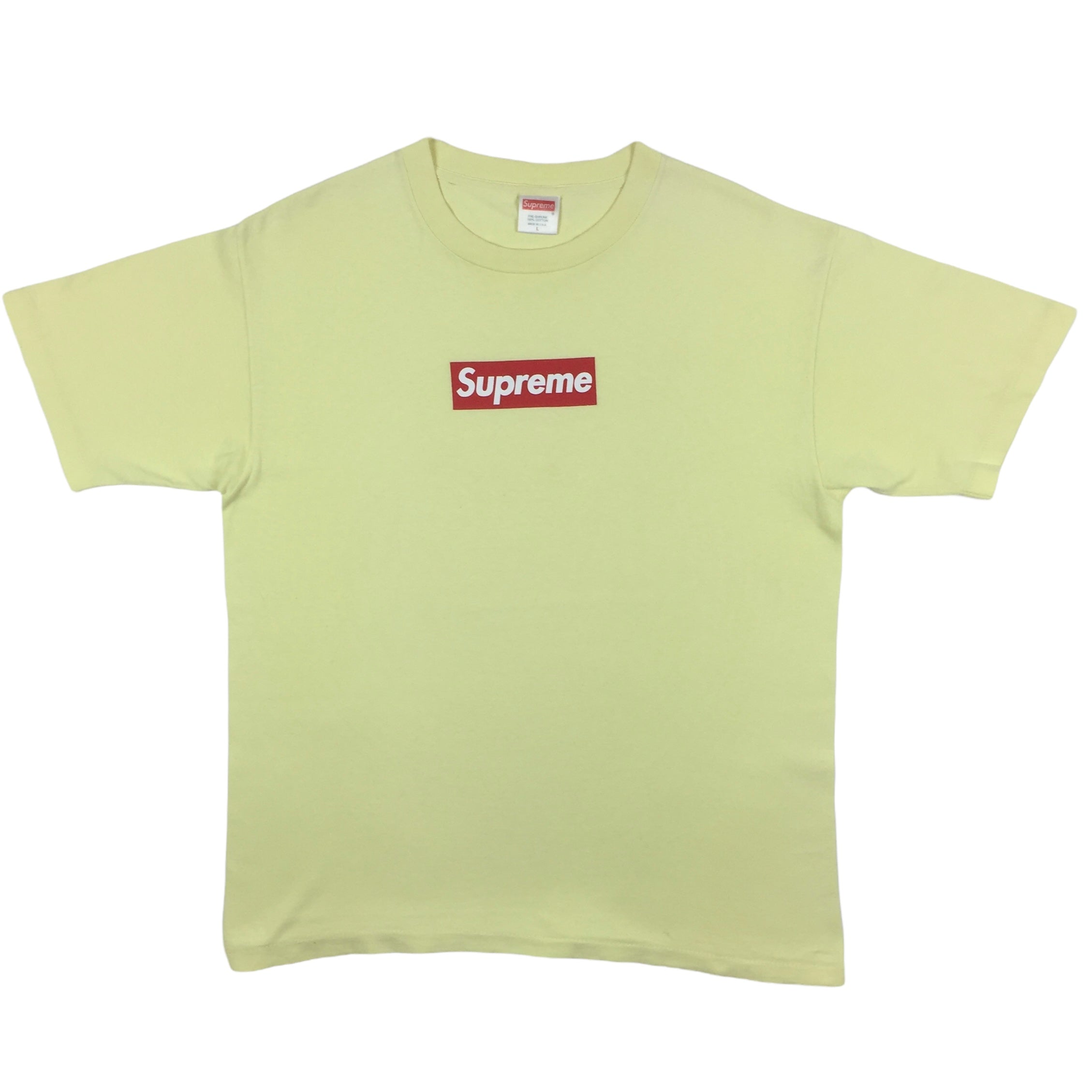 1999 Supreme Red Lemon Box Logo Tee