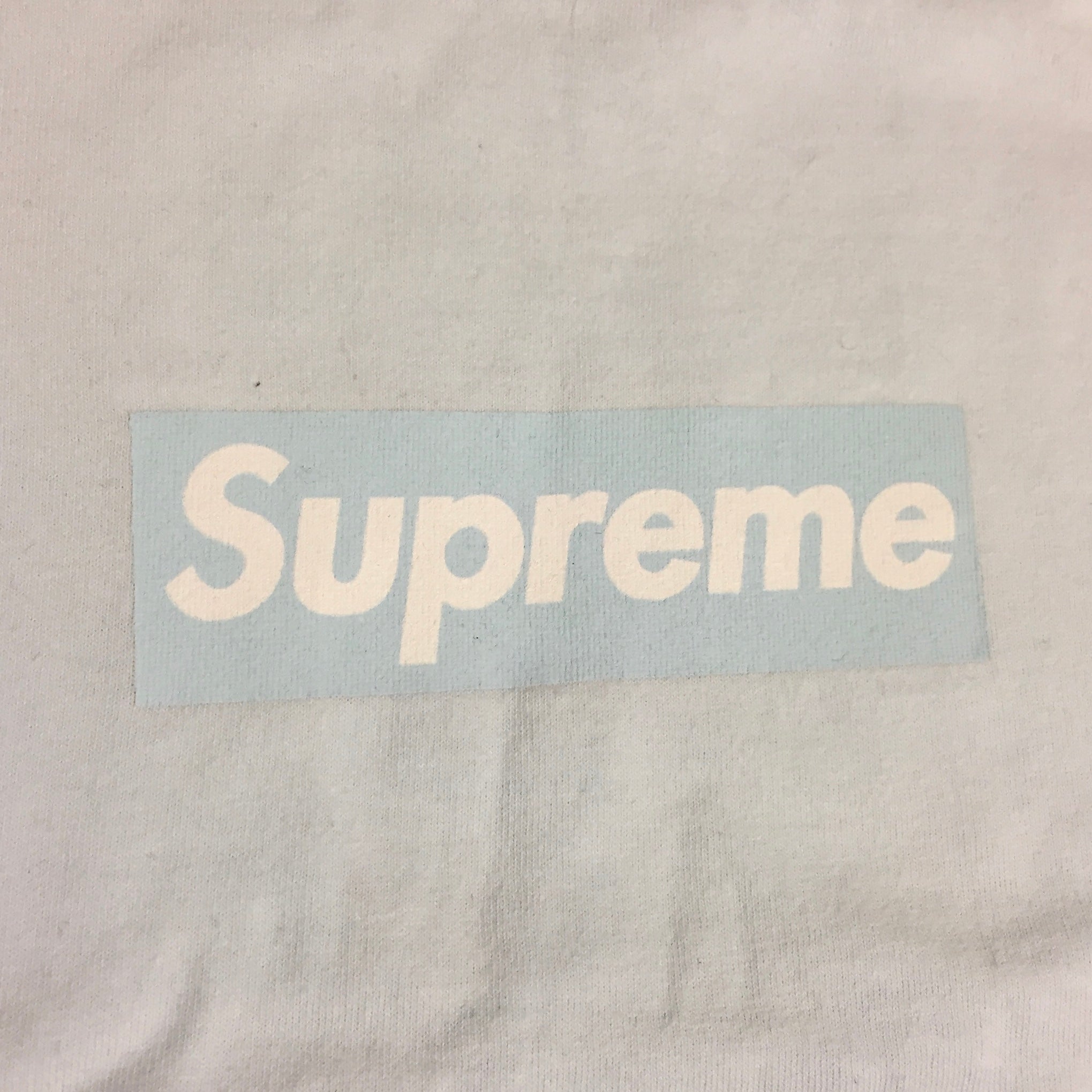 1999 Supreme Baby Blue Box Logo Tee