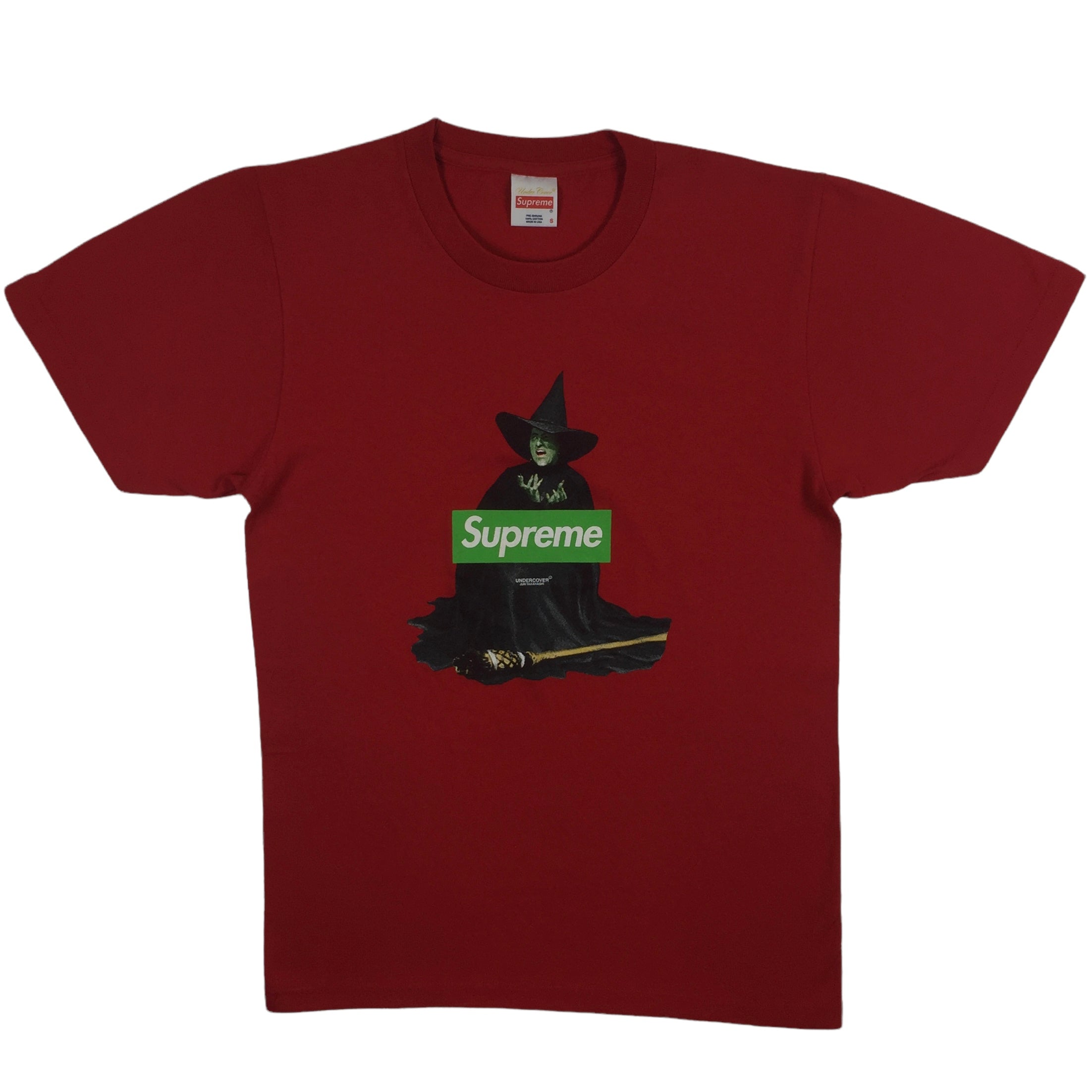 2015 Supreme x Undercover Witch Red Box Logo Tee