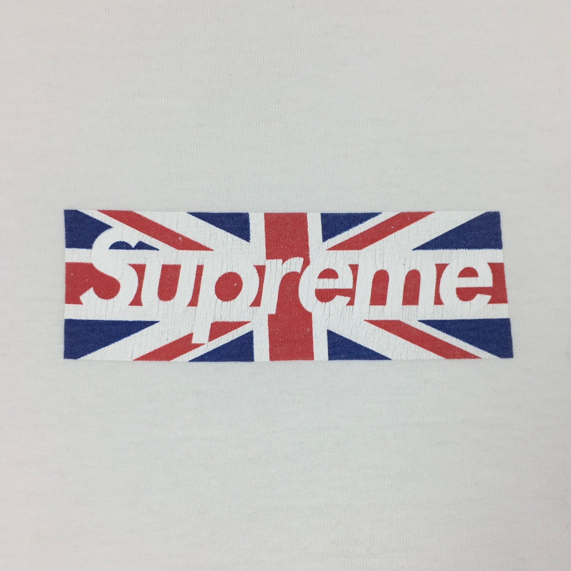 2011 Supreme London Union Jack Box Logo Tee