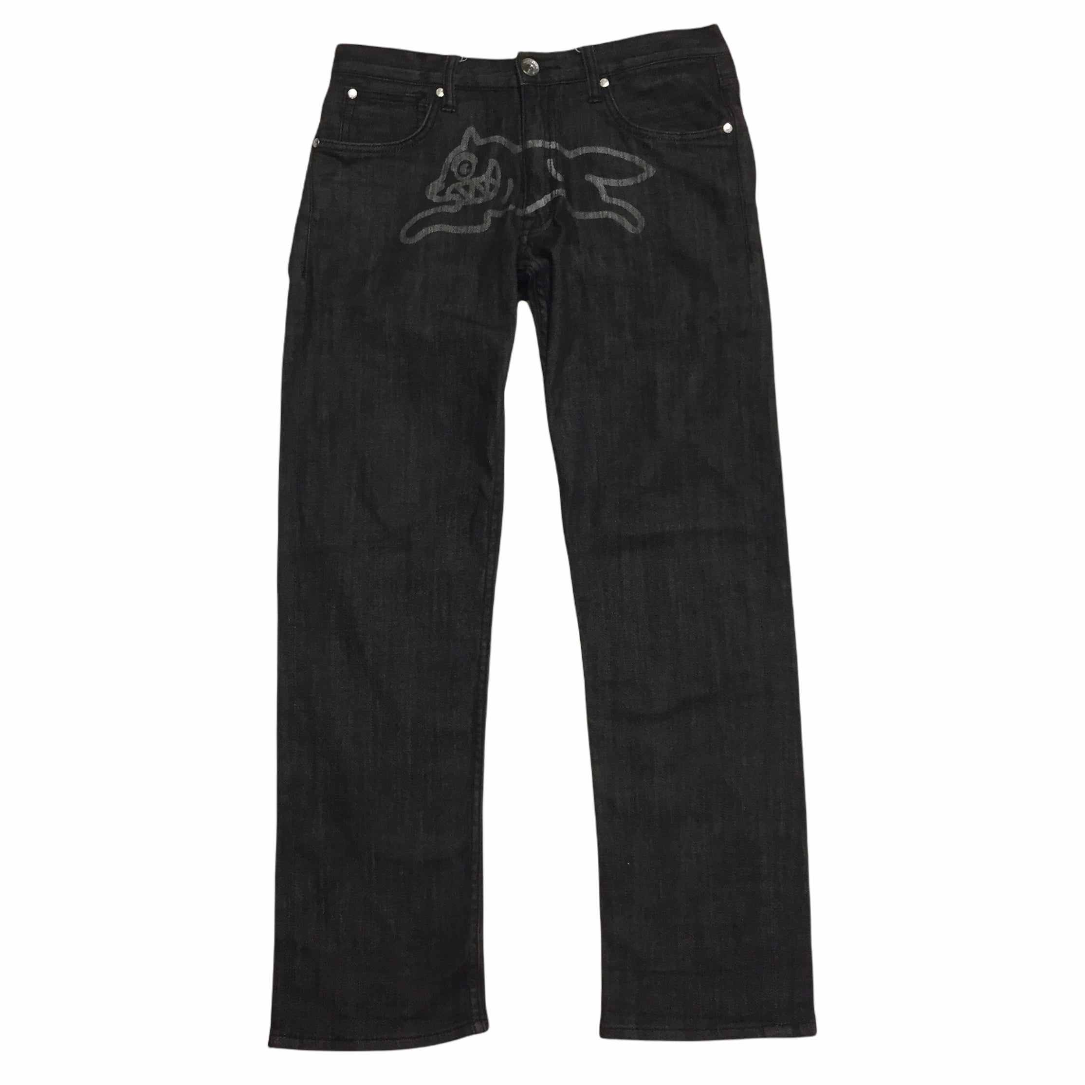 BBC Ice Cream Black Running Dog Jeans