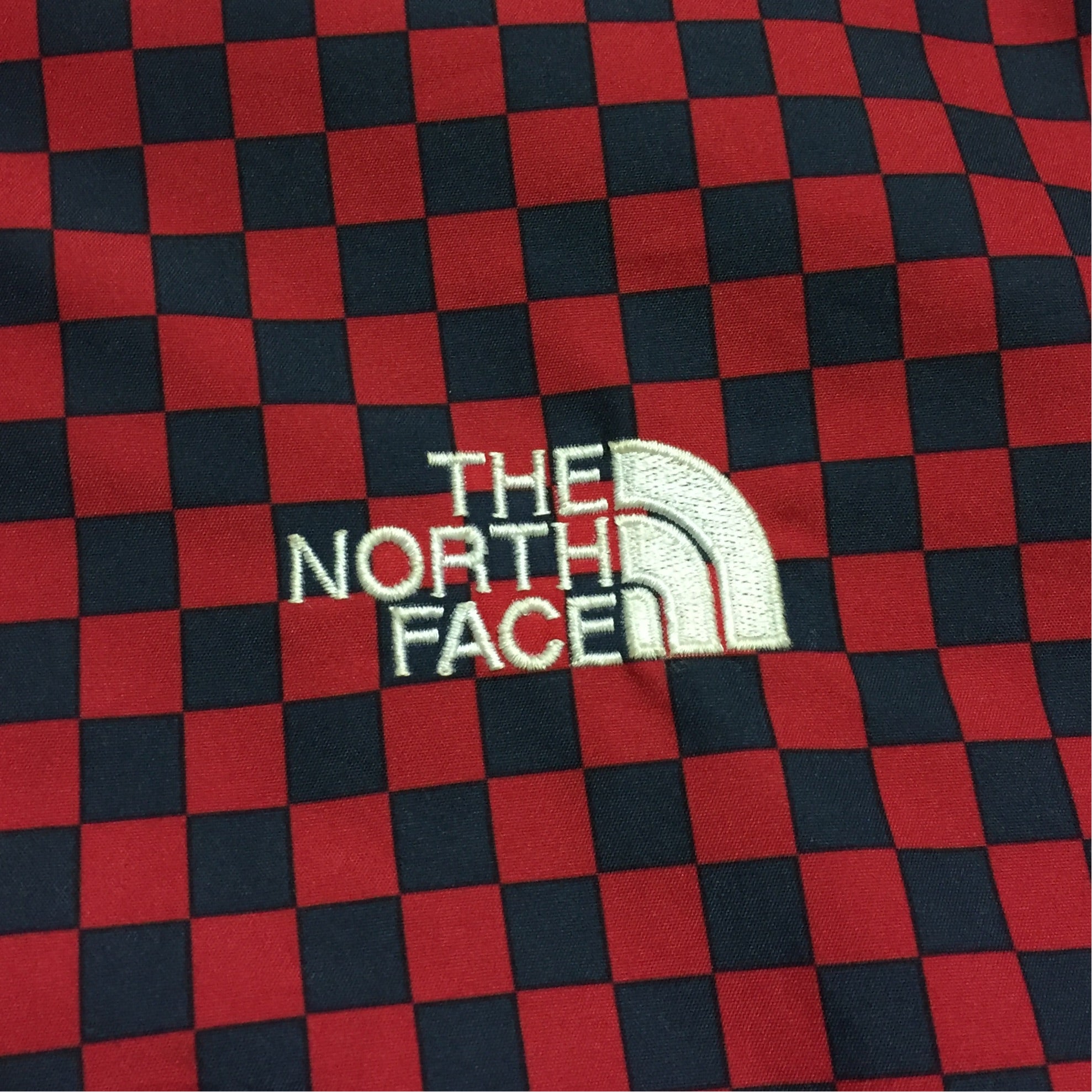 2011 Supreme x The North Face Checkered Red Pullover