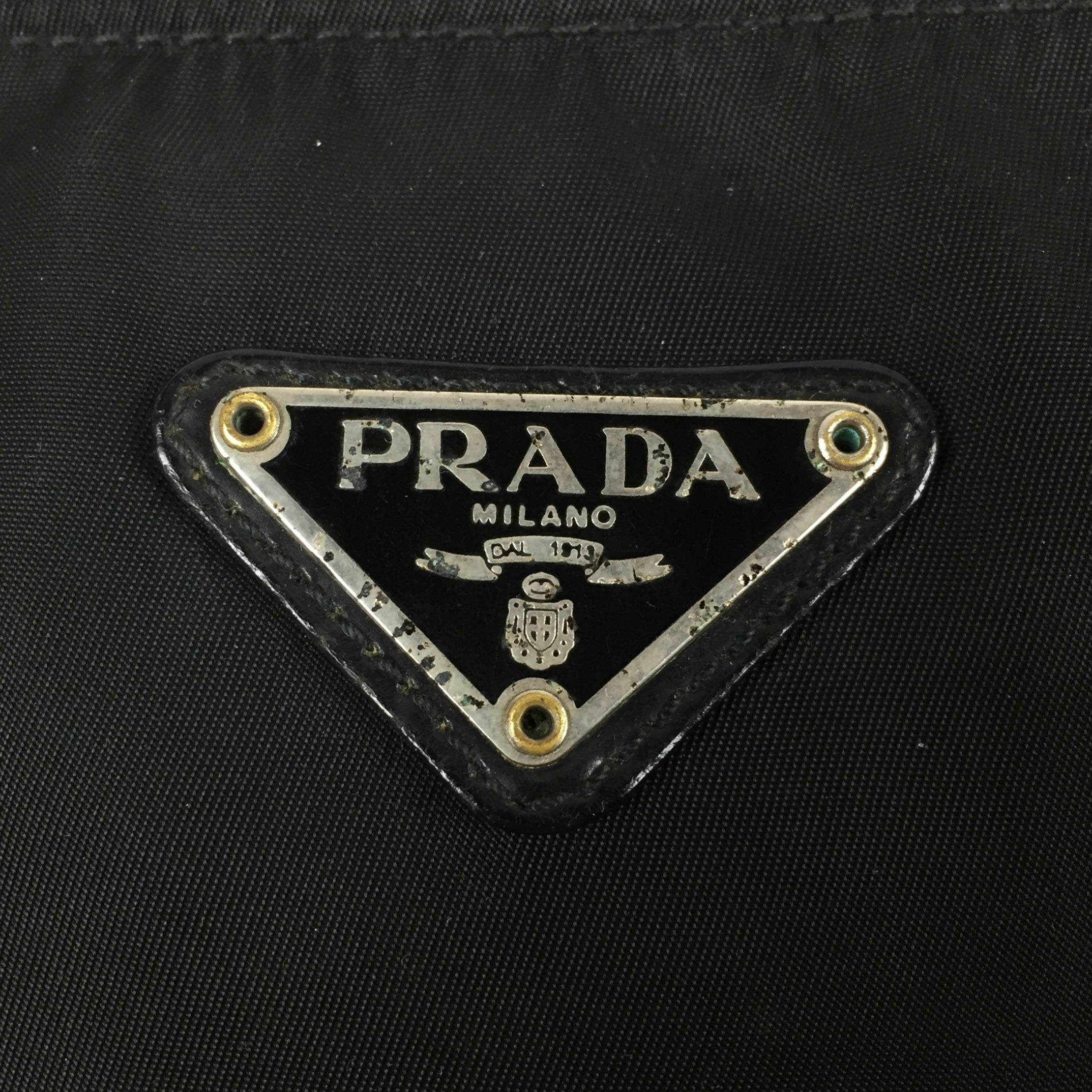 Prada Black Nylon Shoulder Bag