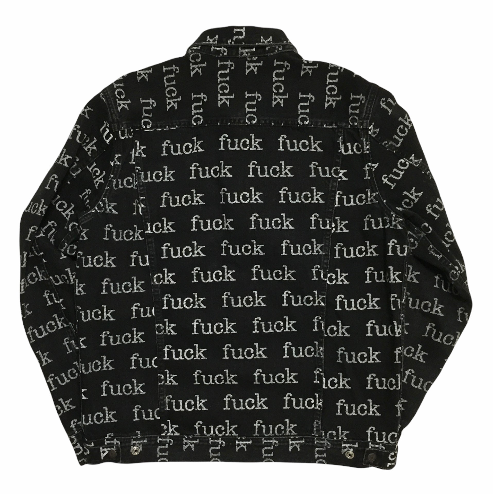 2013 Supreme Fuck Denim Jacket
