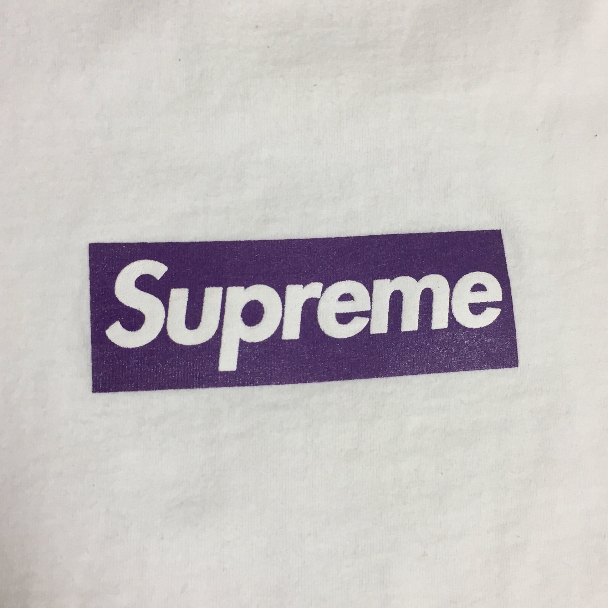 2012 Supreme Unreleased Purple Three 6 Mafia Box Logo Tee