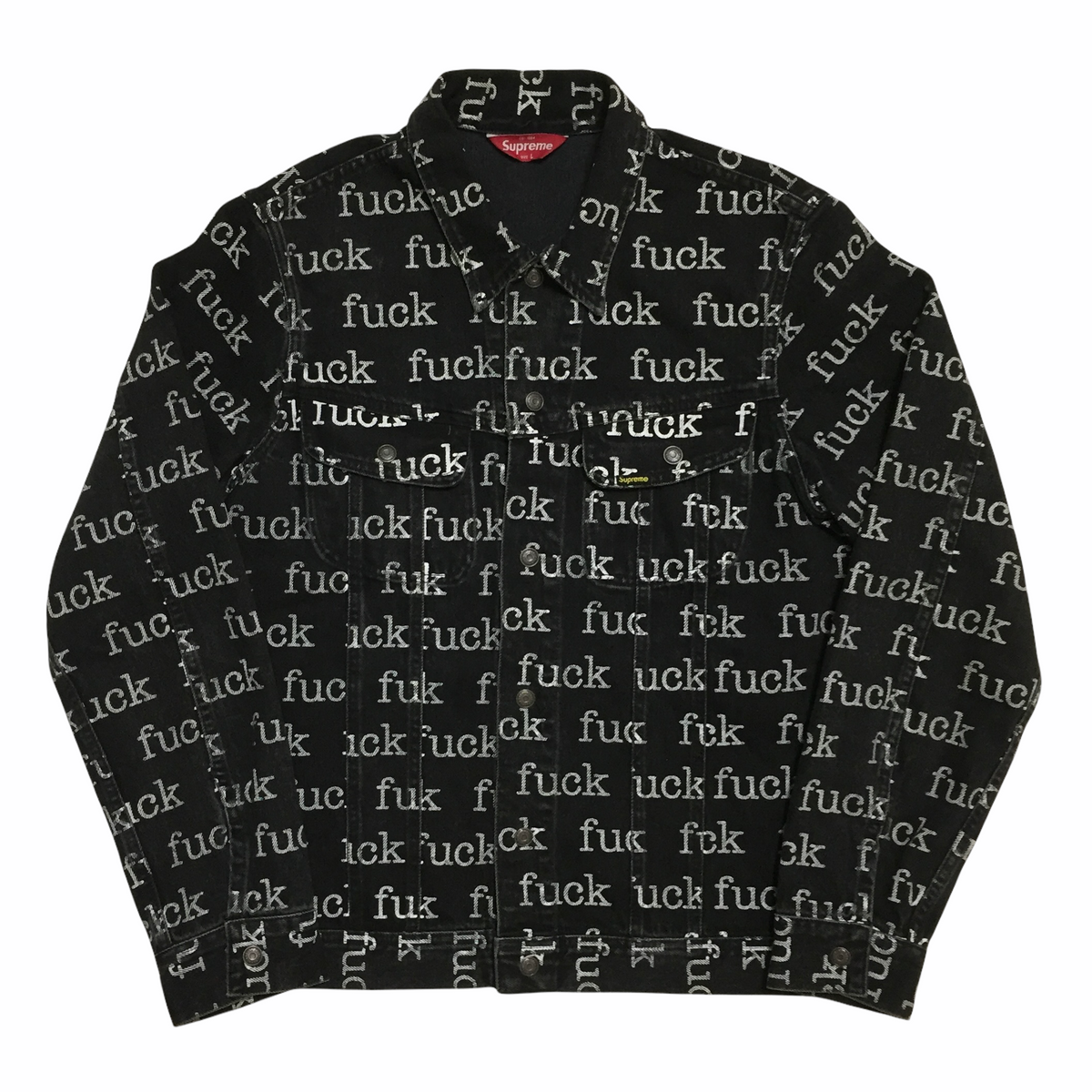 2013 Supreme Fuck Denim Jacket