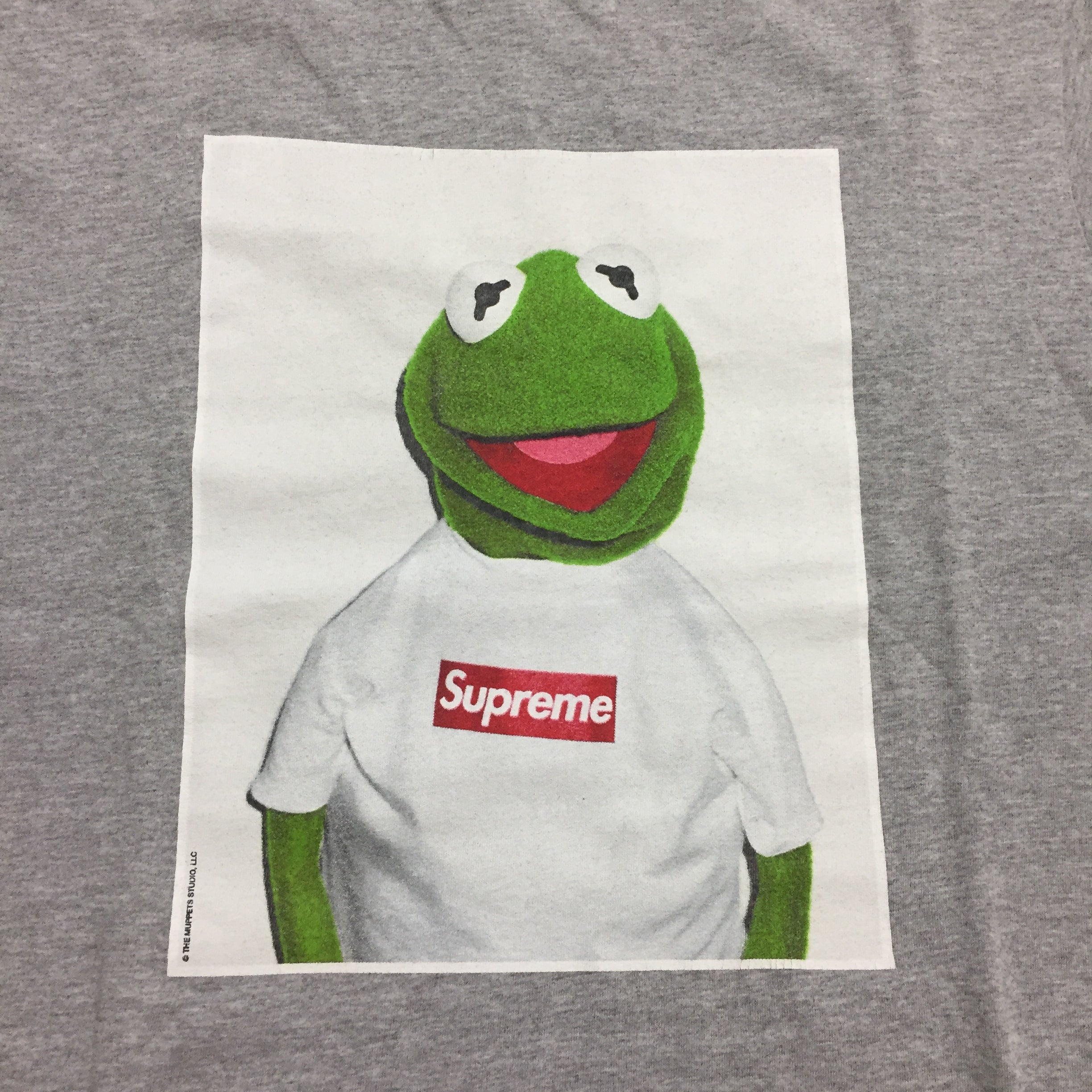 2008 Supreme Kermit Grey Photo Tee