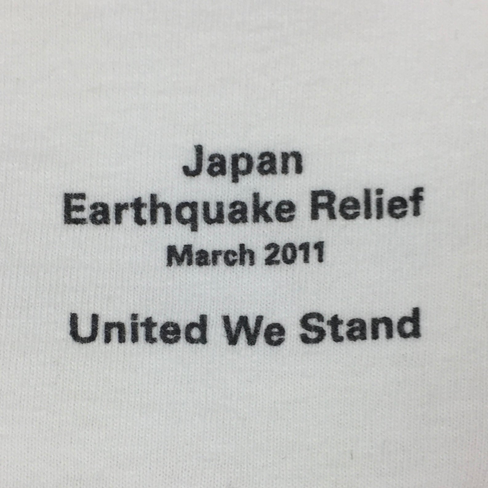 2011 Supreme Japan Relief Box Logo Tee