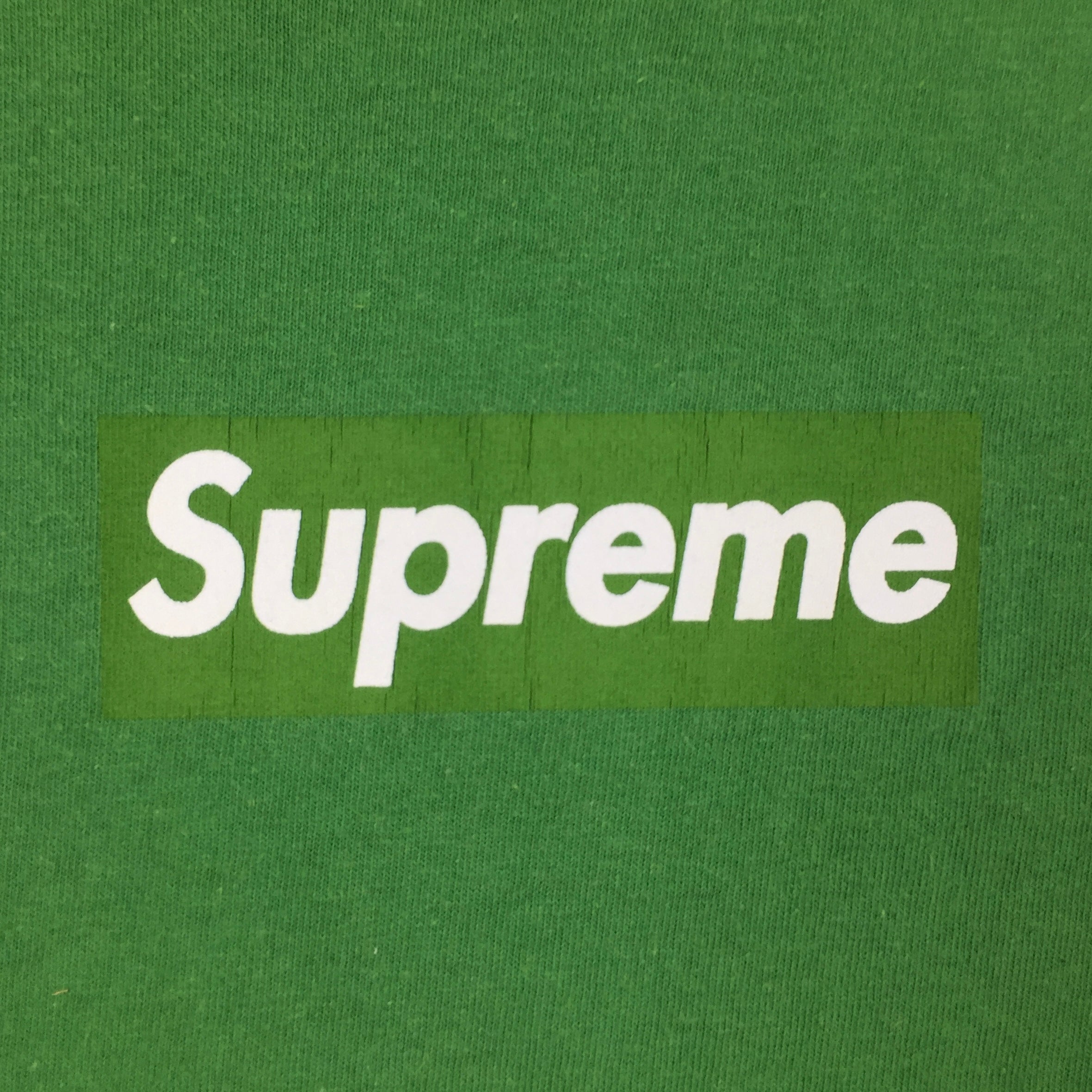 2002 Supreme Kelly Green Box Logo Tee