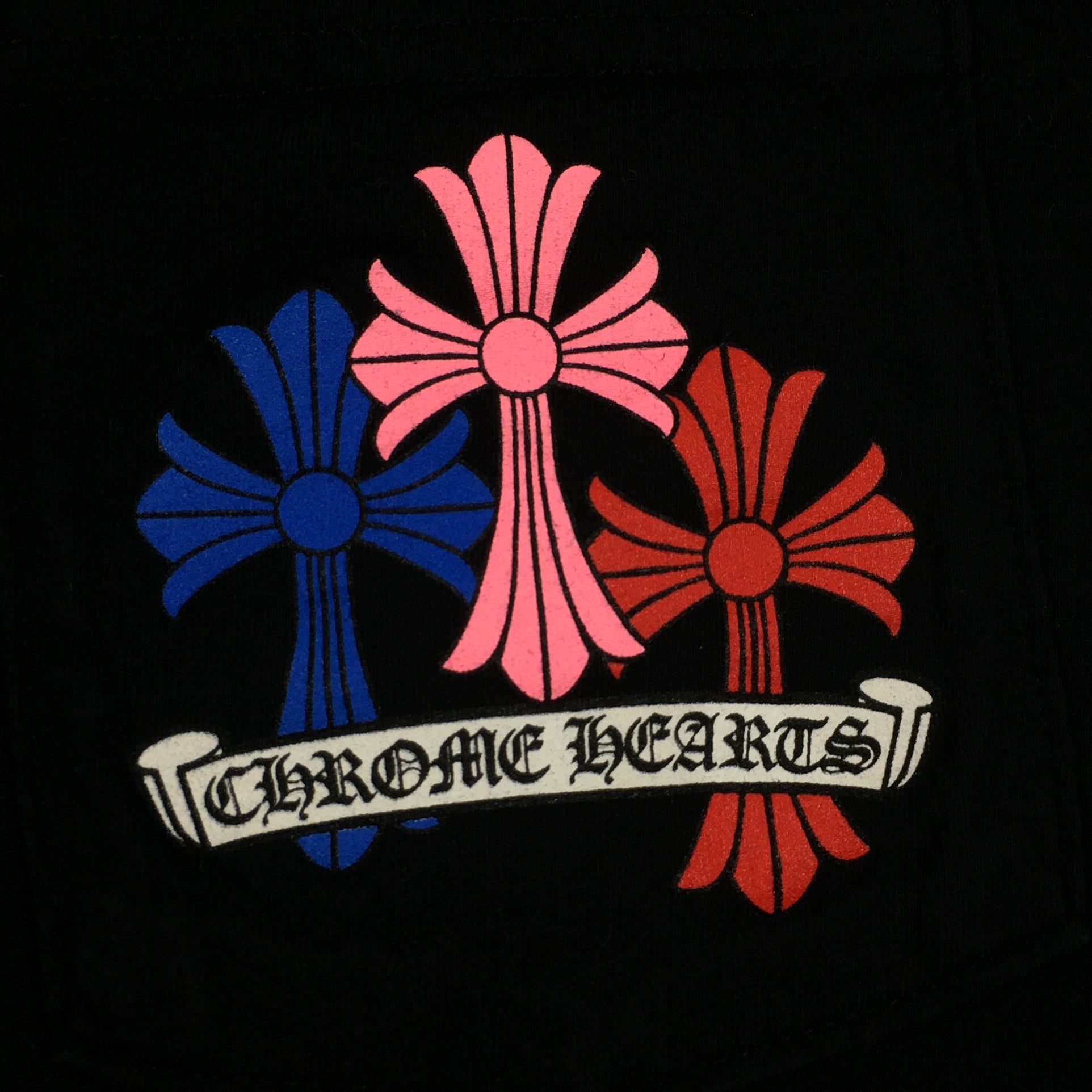 Chrome Hearts Multi Colour Cross Cemetery Tee