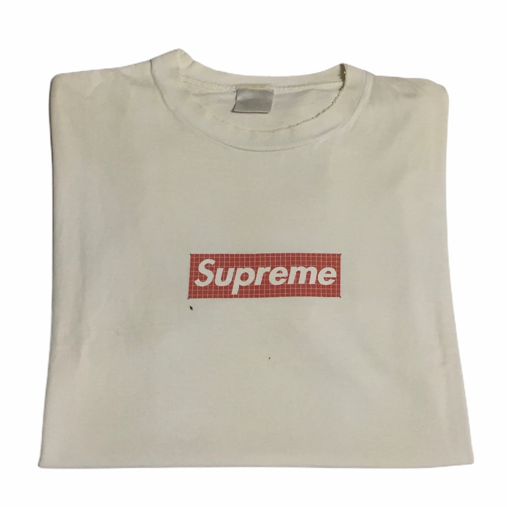 Supreme 20th Anniversary Box Logo T-Shirt 'White' | Men's Size L
