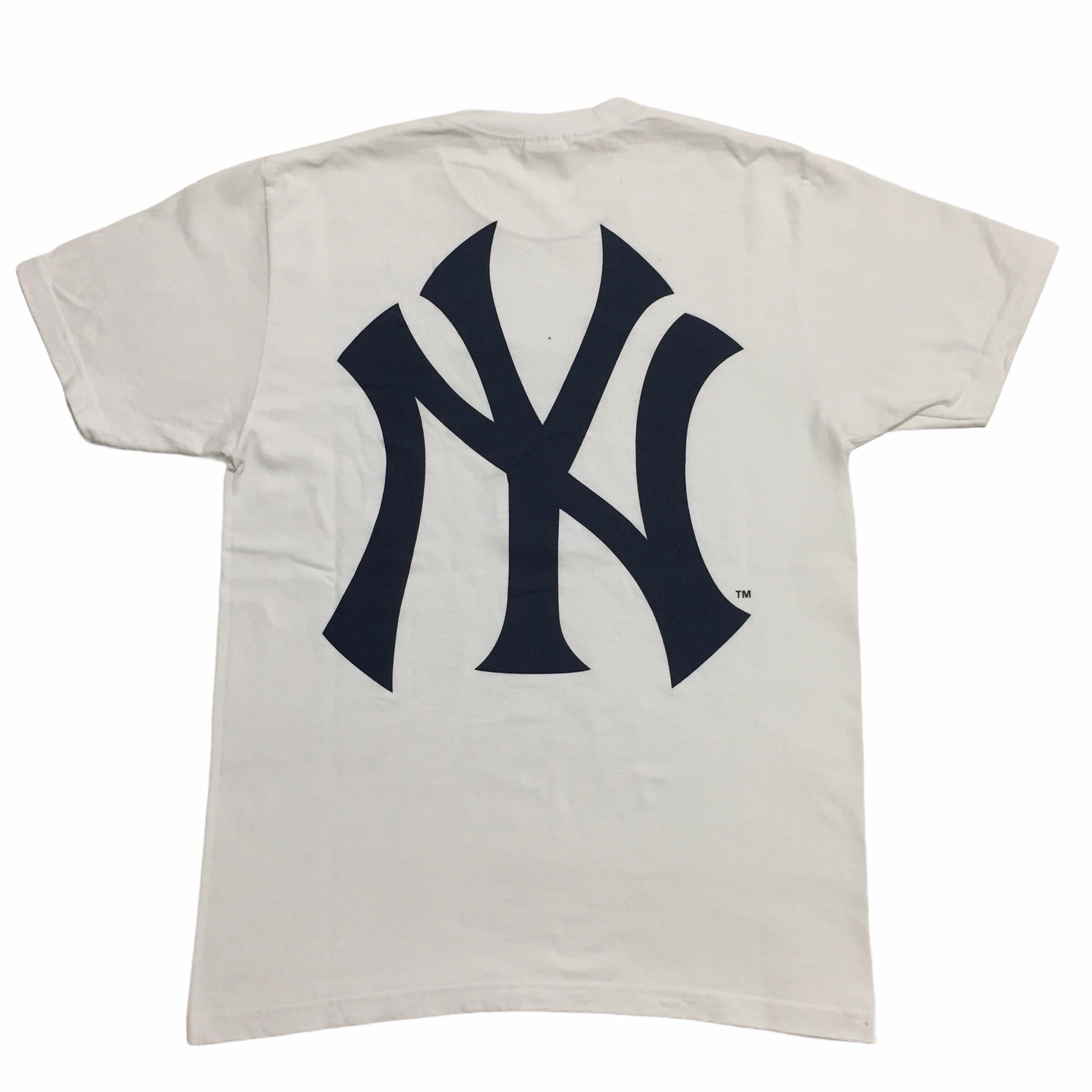 2015 Supreme Yankees White Box Logo Tee