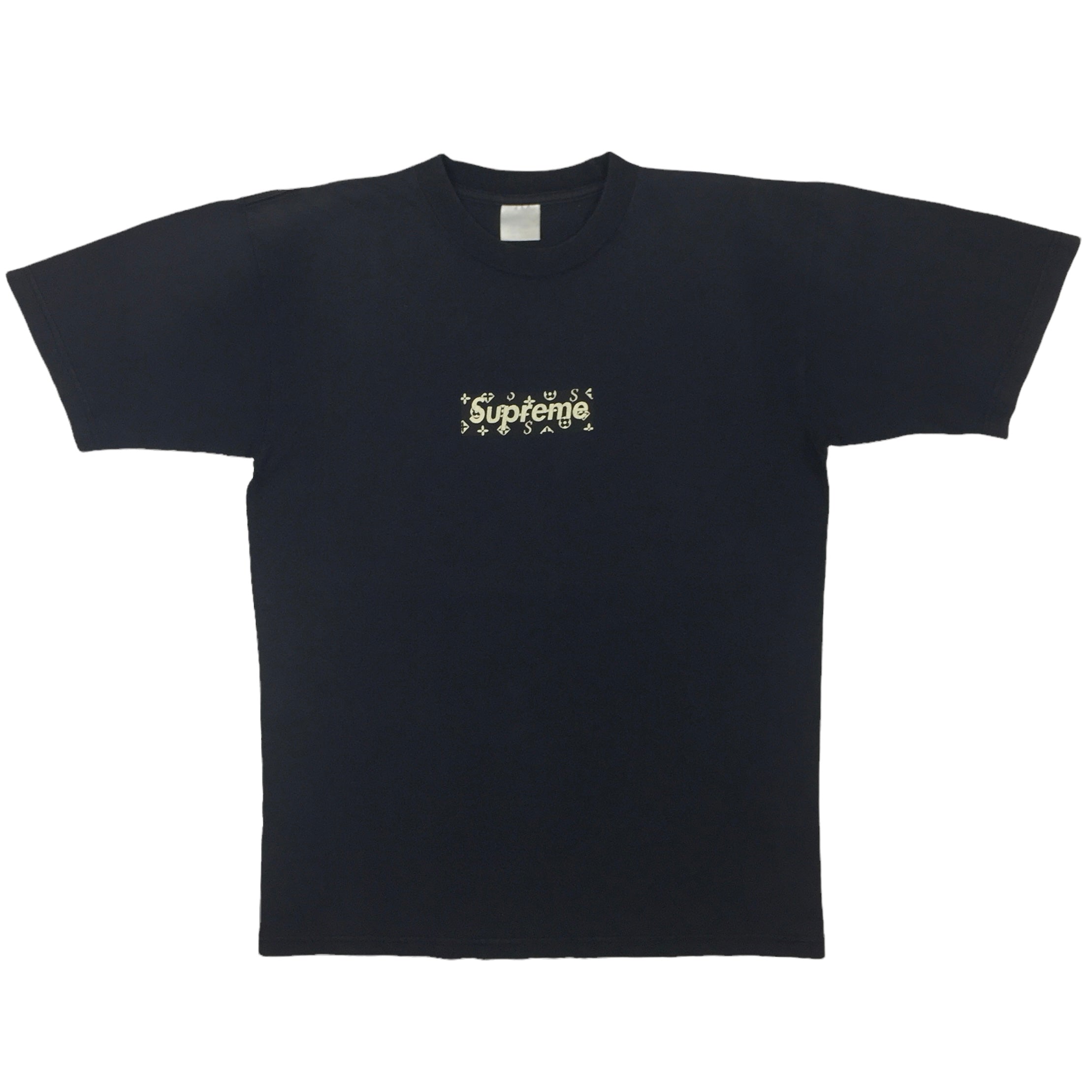 2000 Supreme LV Monogram Black Box Logo Tee