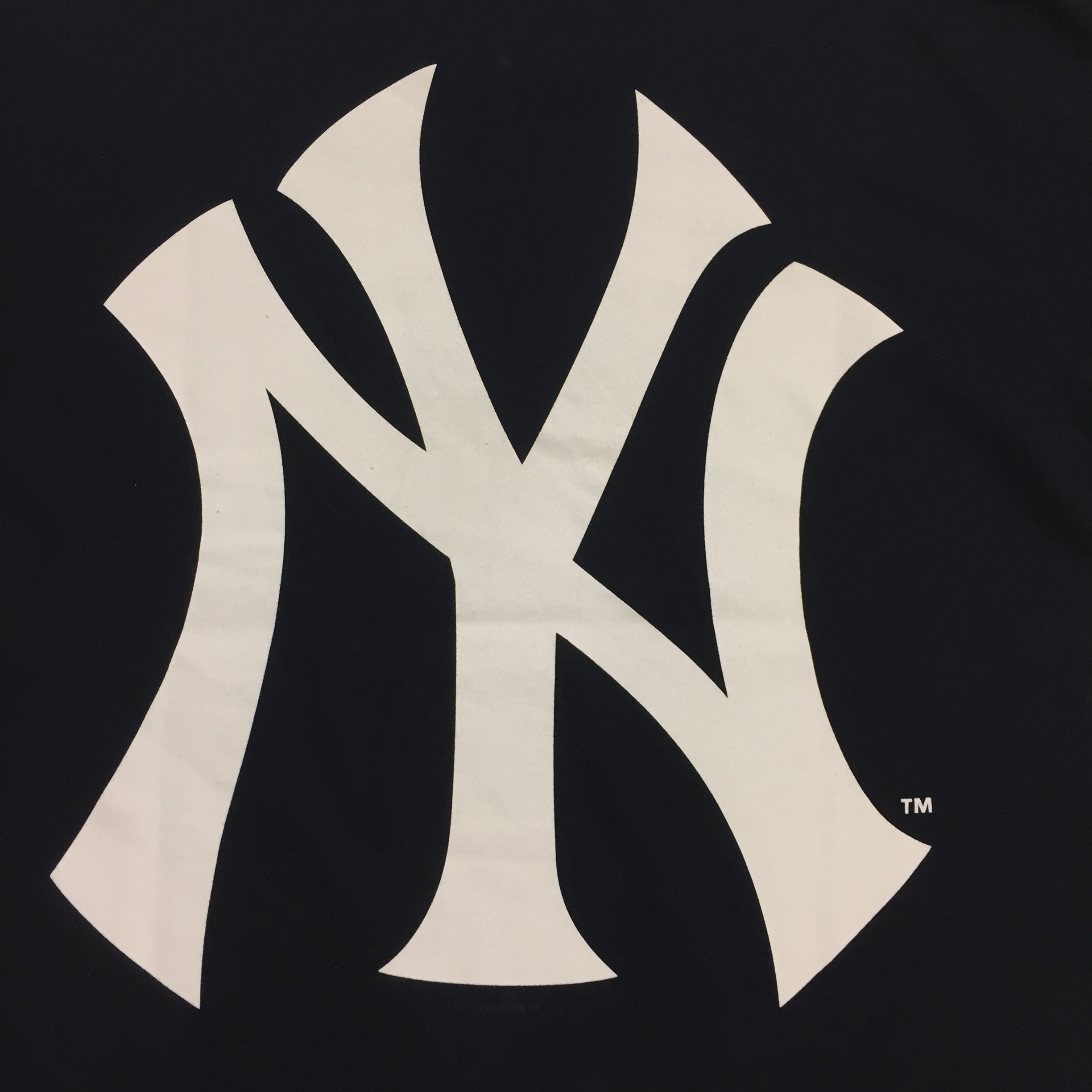2015 Supreme Yankees Navy Box Logo Tee