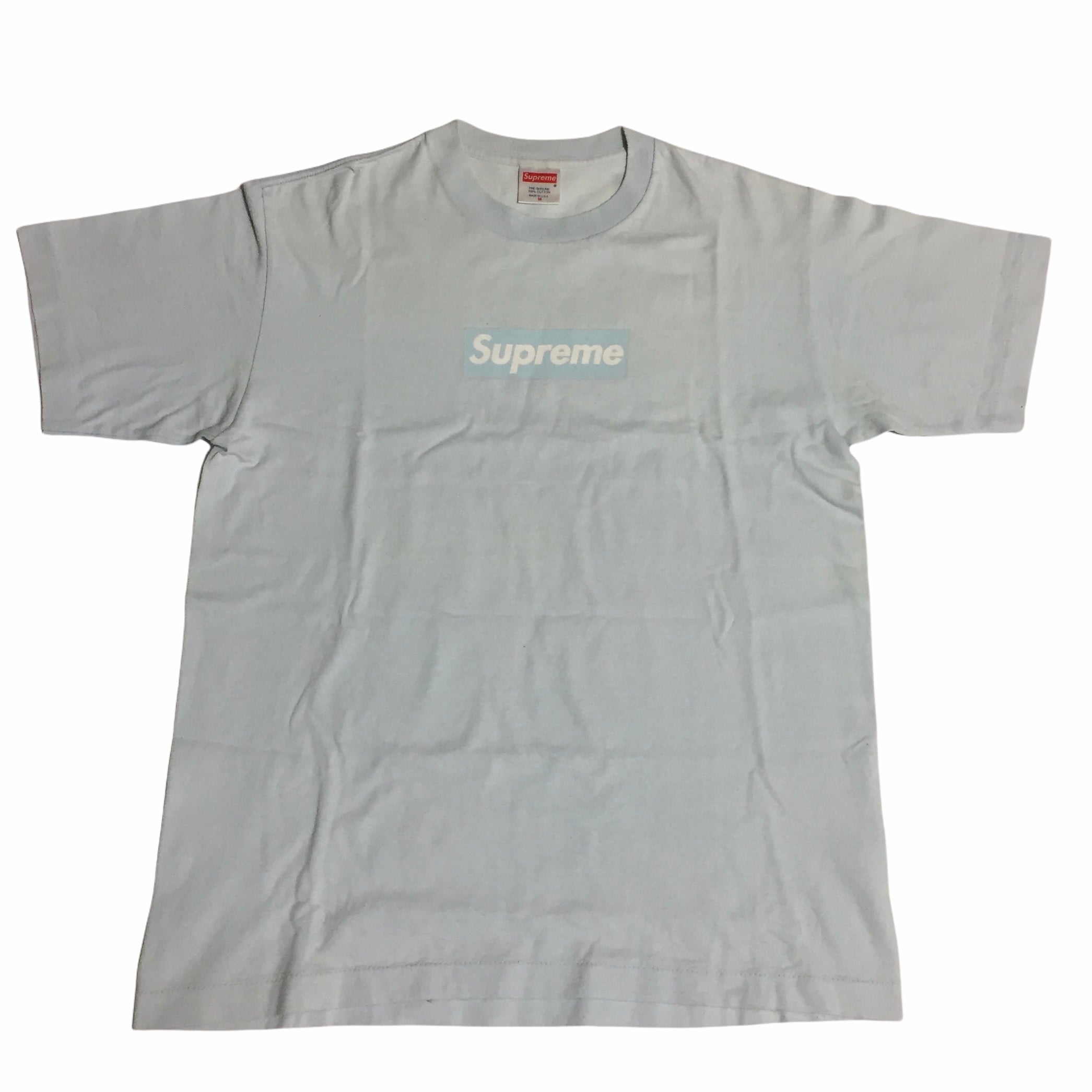 1999 Supreme Baby Blue Box Logo Tee