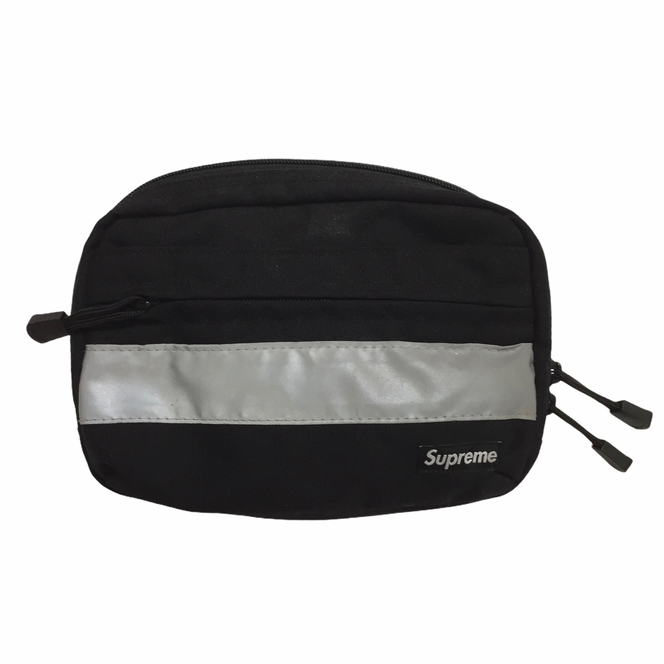 2014 Supreme Black Hi-Vis 3M Shoulder Bag